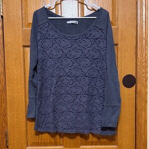 Maurices Floral Lace Blouse